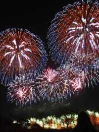 3万発打ち上げられる！？利根川大花火大会2024に行ってきた！