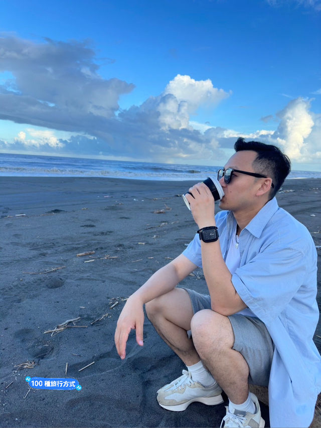 可瞭望龜山島的秘境海灘《壯圍海岸》