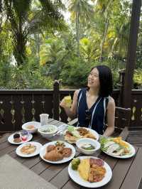 Beautiful luxury resort surrounded by lush greenery and blue sea!
