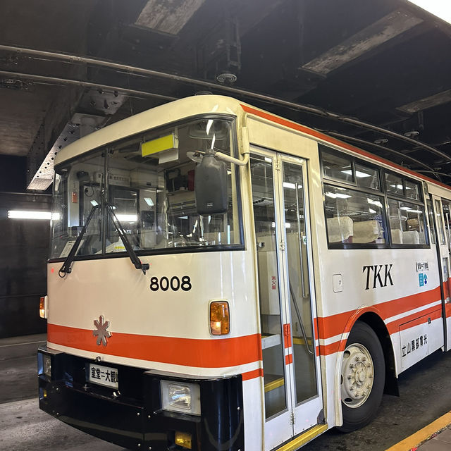 立山黑部。日本阿爾卑斯山路線