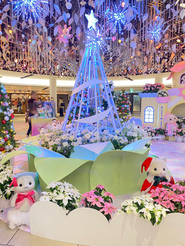 【大阪駅近2024】無料「泉の広場」大人も夢中シルバニアクリスマス