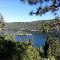 Discover the Famous Scenic Lake Tahoe Emerald Bay in Summer 