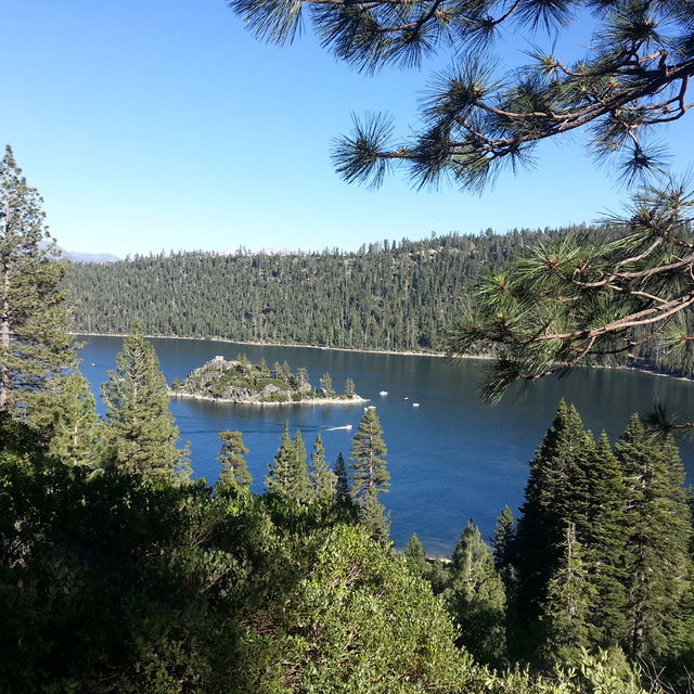 Discover the Famous Scenic Lake Tahoe Emerald Bay in Summer 