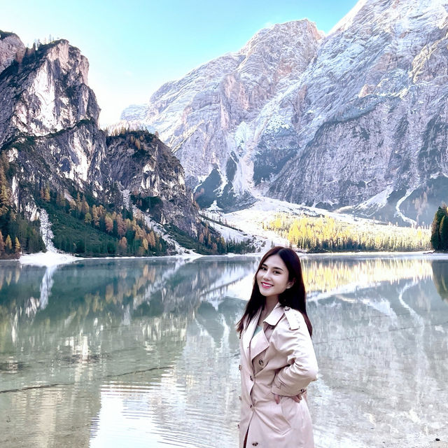 A breathtaking lake, “Lago Di Braies”