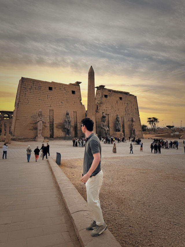 Luxor Temple บรรยากาศ 2 เวลา พระอาทิตย์ตก