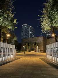 An Evening Stroll Around the National Taiwan Museum of Fine Arts Park 🖼️🌙 