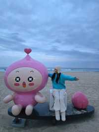 귀여운 포토존이 가득한 동해 해수욕장💙