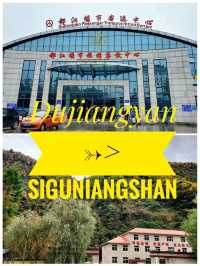 วิธีเดินทางจาก Dujiangyan ไปภูเขาสี่ดรุณี