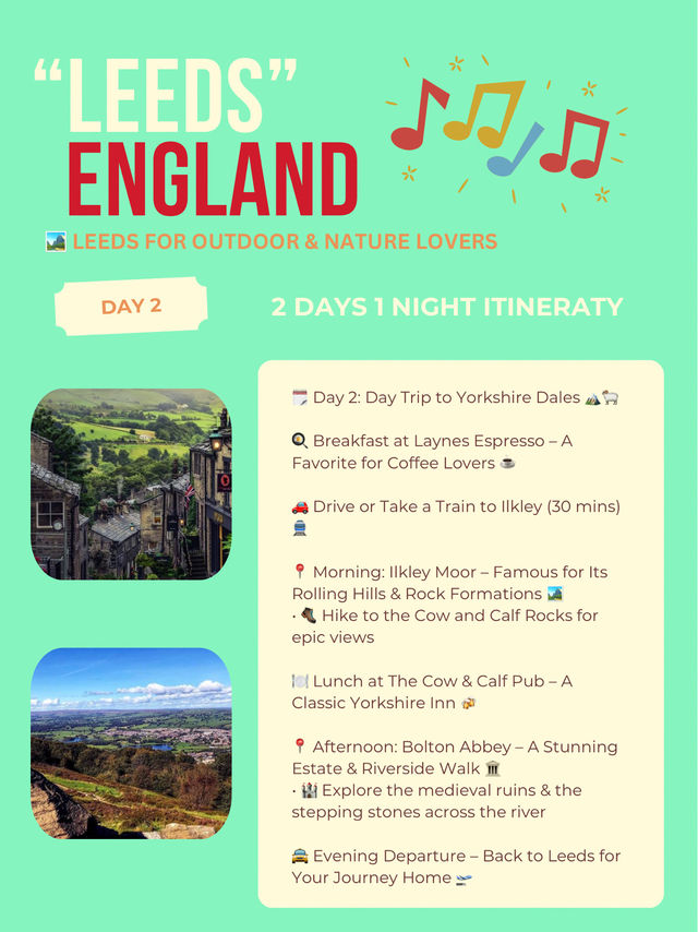Leeds itinerary ✈️👏