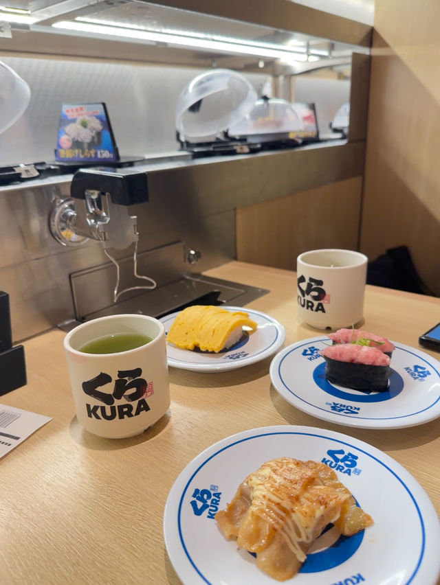 Kushi Sushi : ร้านซูซิสายพาน ราคาเบาๆ ที่โอซาก้า