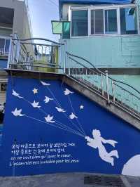 韓国🇰🇷釜山　甘川文化村でカラフルな星の王子様フォト📷