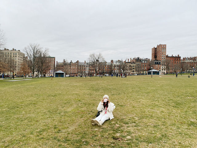 พักผ่อน ชมธรรมชาติ Boston common