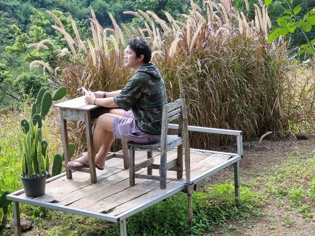 คาเฟ่ในเขา ตูบฮ่อมดอย บรรยากาศฟินมาก แม่เมาะ