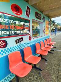 T-Ham Bus Stop Break During My Keelung Ride Share Adventure