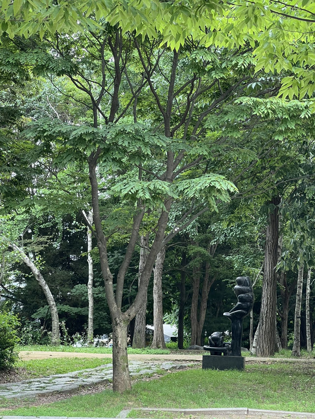 올림픽 공원의 여름, 녹음