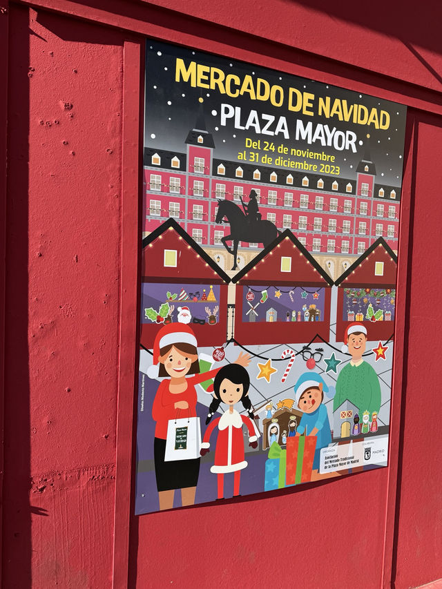 마드리드의 겨울 동화, Plaza Mayor 크리스마스 마켓
