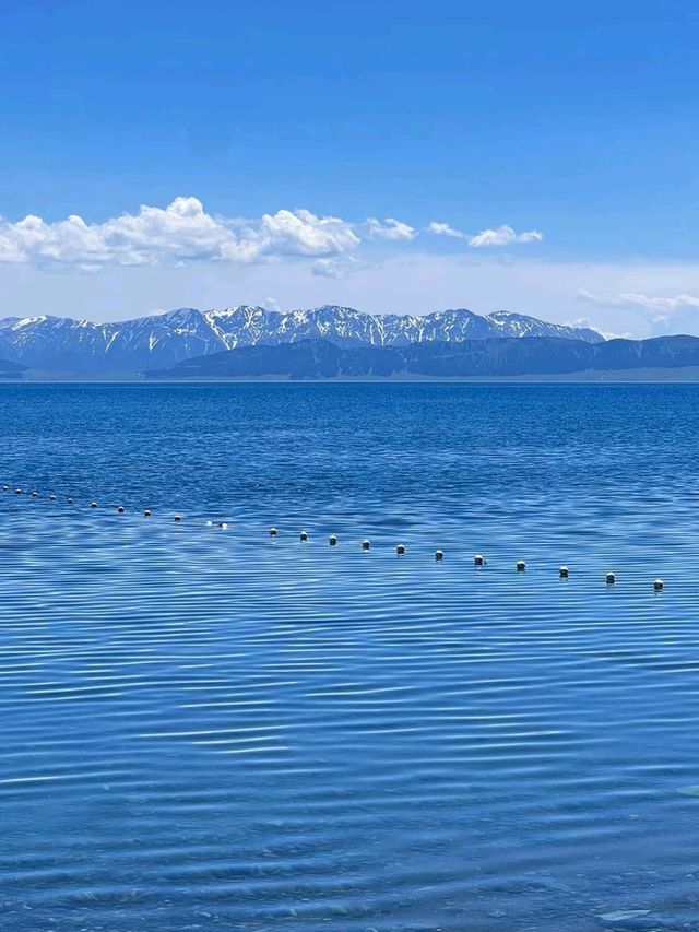 Alpine Serenity: Sayram Lake at the Edge of the World