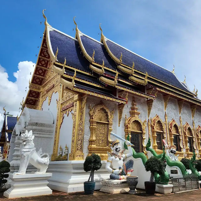 วัดบ้านเด่น สะหรีศรีเมืองแกน  วัดสวยเชียงใหม่