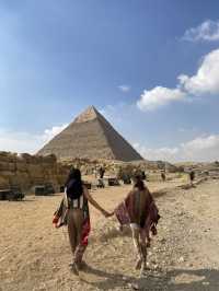 🦁埃及 卡夫拉金字塔|石灰帽與人面獅身像的守護傳說