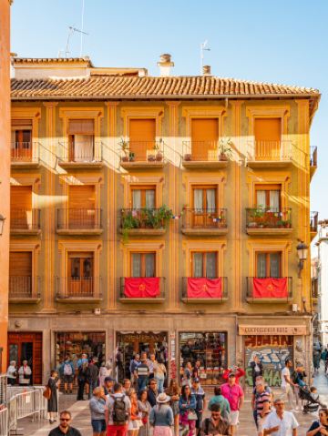 Granada with its diverse architectural styles