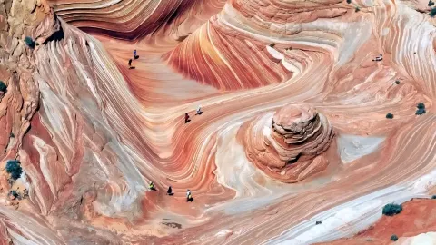 Out-of-this-world landscape, The Wave. — traveler post in Kanab