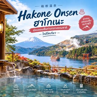 🇯🇵 Hakone Onsen | ฮาโกเนะเมืองออนเซ็นท่ามกลางธรรมชาติ ใกล้โตเกียว ♨️ 