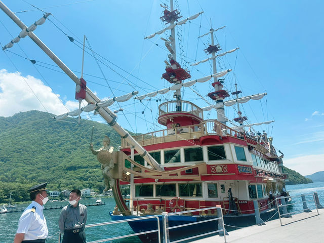🏴‍☠️箱根海賊船體驗｜蘆之湖夢幻航行✨｜打卡富士山＋童話海盜世界⚓