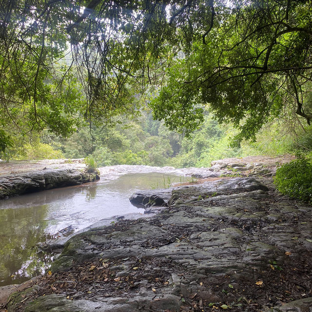 Beautiful hike with waterfalls 