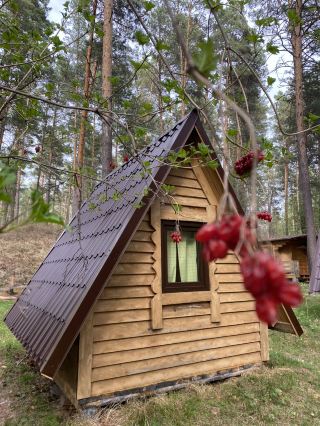 Tiny houses near Katun River