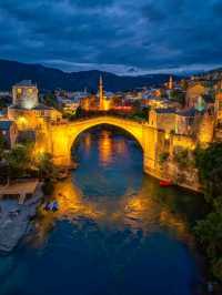 🌉 Where the Bridge Holds History – Mostar, Bosnia and Herzegovina