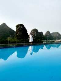 The roof of Yangshuo hotel 