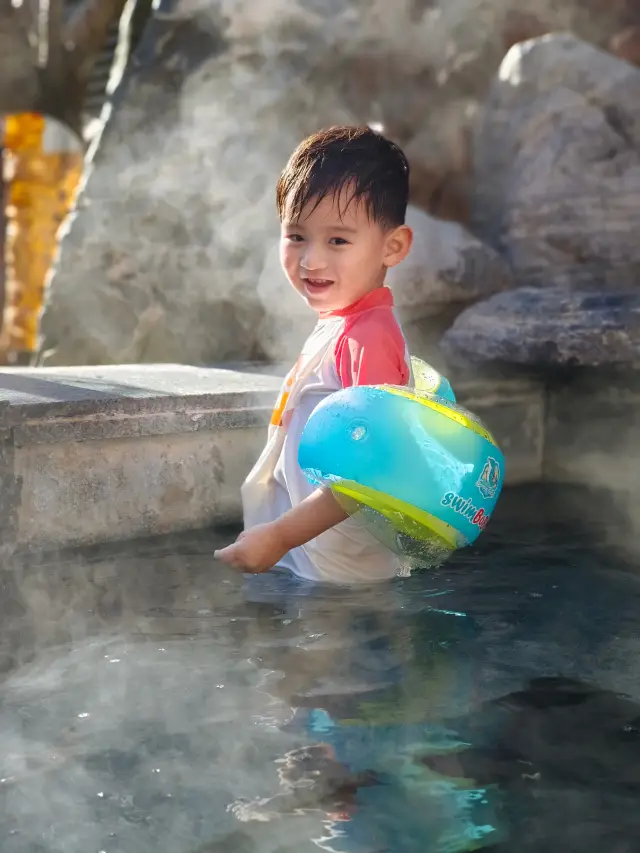 Xishan Hot Springs, a paradise for taking kids out