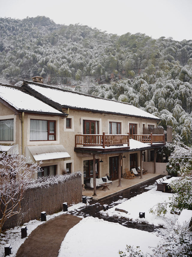 莫干山侘寂風民宿｜雪落山林隱士居