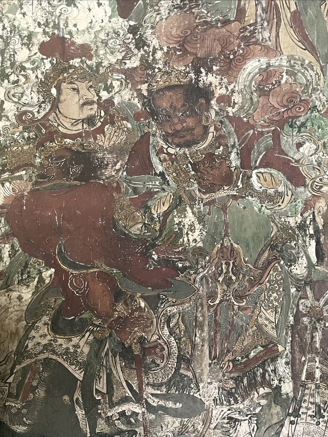 華棟壁繪 至者聳觀｜石家莊毗盧寺壁畫