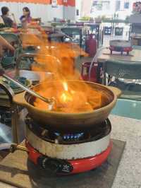 Fire in the Lalapot 🔥 Fresh lala soup hotpot