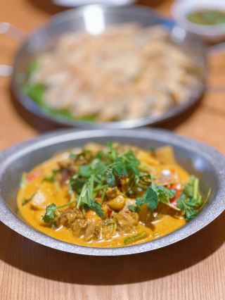 A restaurant with exotic style in Ruili. 