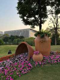 深圳桂灣公園｜人少巨舒服，宮崎駿漫畫公園花又開了！