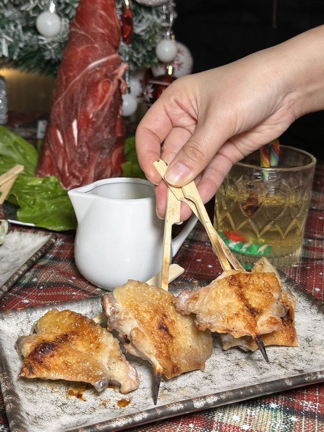 太讚了！！絕美露台泡泡屋裡的聖誕美食盛宴