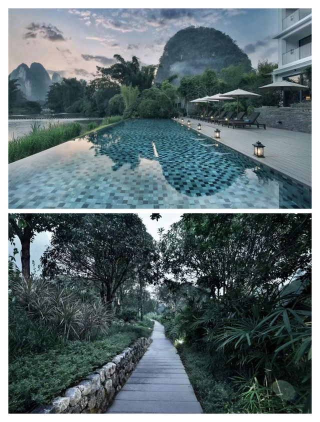 陽朔旅行 |觀河景的星空恆溫泳池民宿