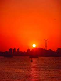 廈門旅遊｜看完夕陽，欣賞燈會