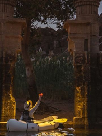 Kayaking to the Submerged Temple, Whispers from Isis' Priests