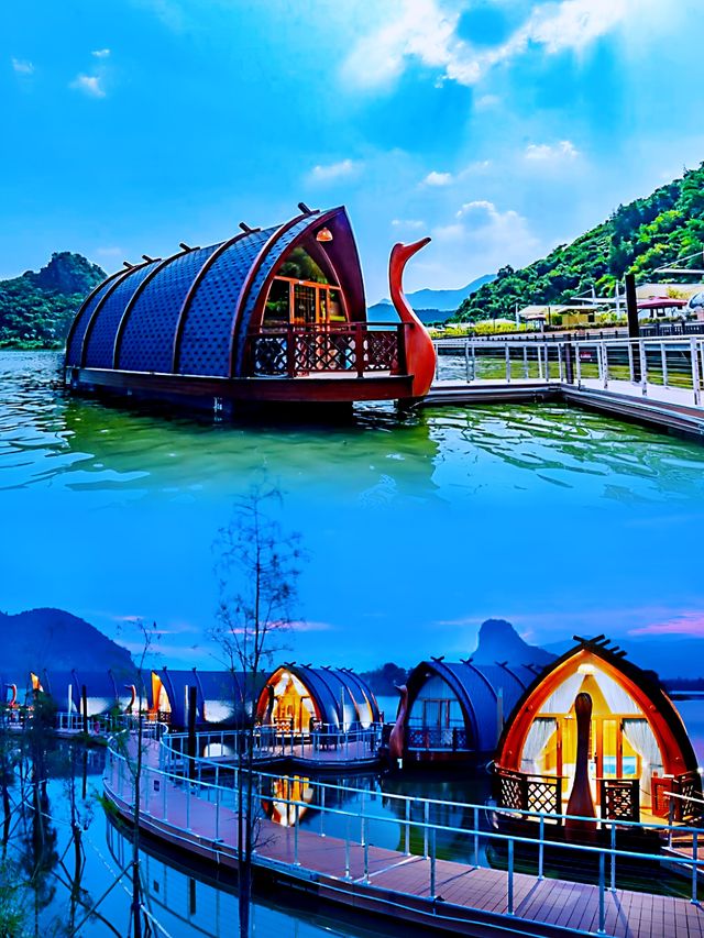 清遠天鵝湖寶晶宮住在風景裡很治癒