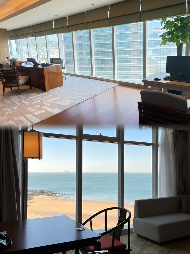 青島！一出門就是大海的酒店！好感度已經是 next level……
