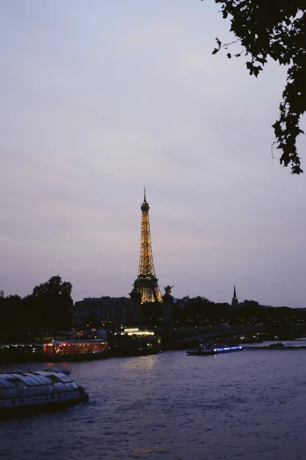 From Dusk to Nightfall: The Romantic Seine River in France