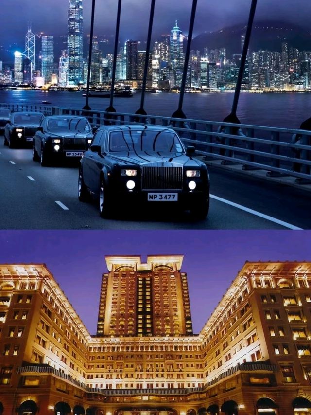 Hong Kong's century-old flagship hotel with Rolls-Royce fleet pick-up service 🇭🇰