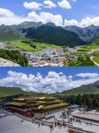 Langmusi in Gannan: "The Little Switzerland of the East" - A Dance of Light and Faith!