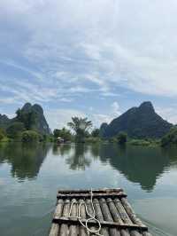 Yulong River Bamboo rafting from Jima Wharf