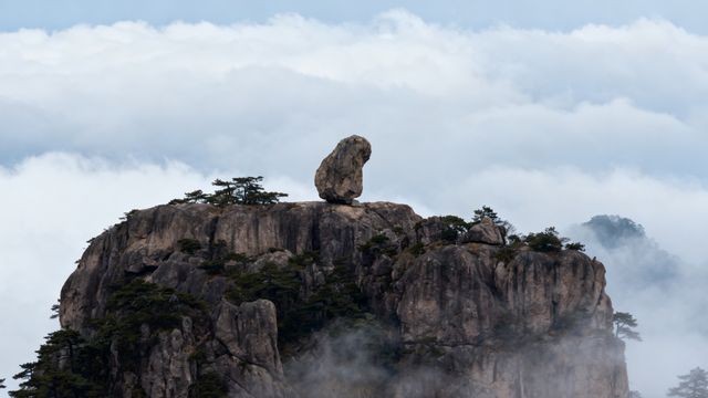 黃山雲瀑仙境,誤入水墨畫 黃山雲瀑仙境,誤入水墨畫