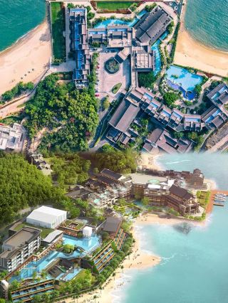 Private beach included! This family courtyard-style island hotel in Zhuhai is amazing