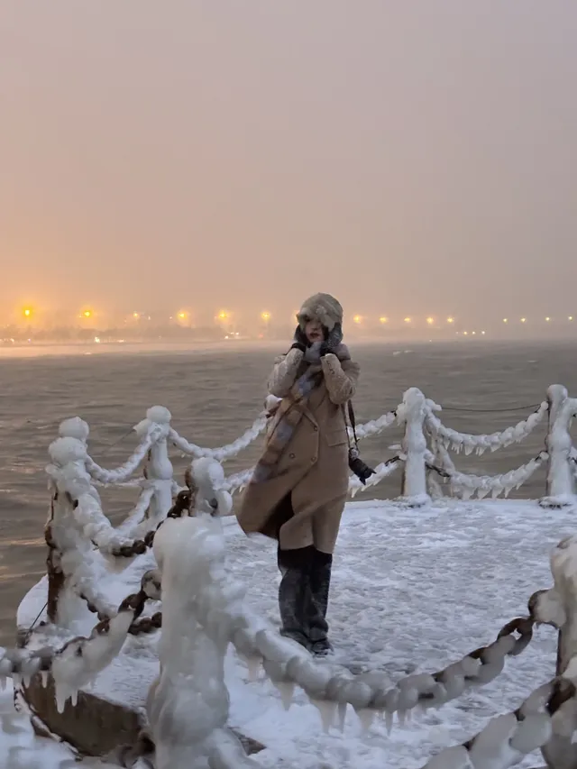 下雪的威海氛圍感絕了 下雪的威海氛圍感絕了